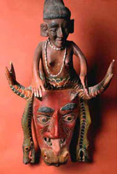 Oaxacan wood mask.